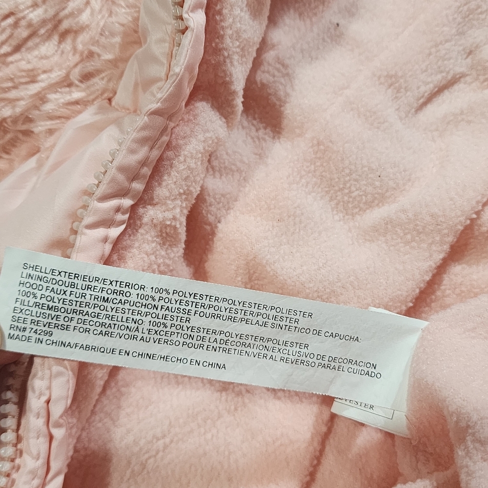 Jessica Simpson Pink Baby Snowsuit 3-6M - Picture 4 of 7